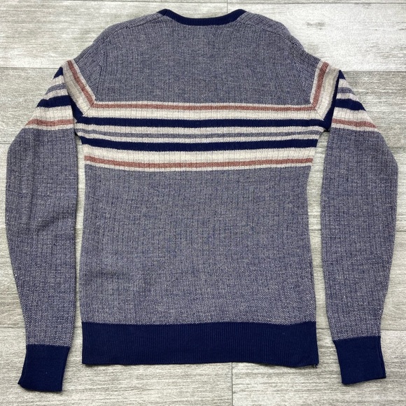 VTG Robert Bruce USA MADE V Neck Sweater Mens Medium Orlon Acrylic WPL9483 - Picture 7 of 10